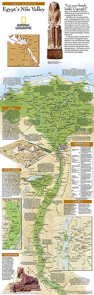 2005 Egypts Nile Valley North Map