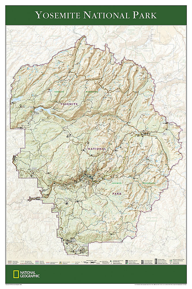 2006 Yosemite National Park Map