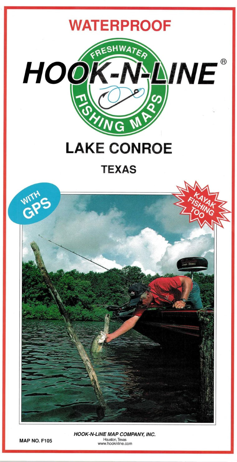 Lake Conroe Fishing Map