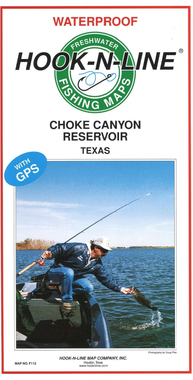 Choke Canyon Reservoir Fishing Map