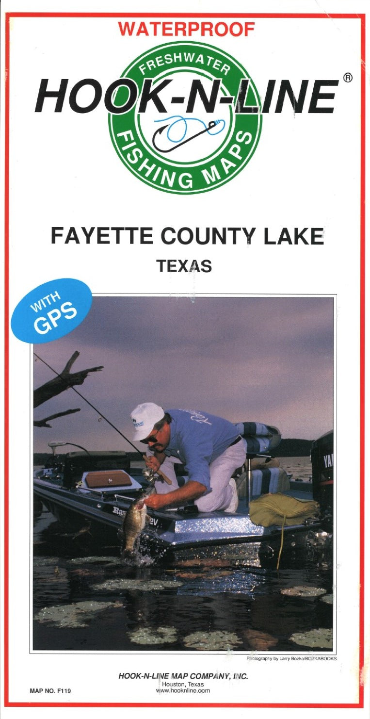 Fayette County Lake Fishing Map