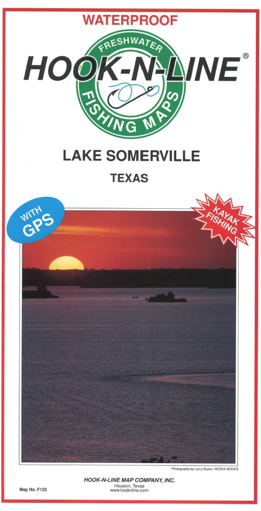 Lake Somerville Fishing Map