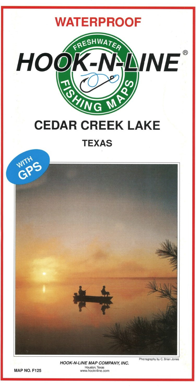 Cedar Creek Lake Fishing Map