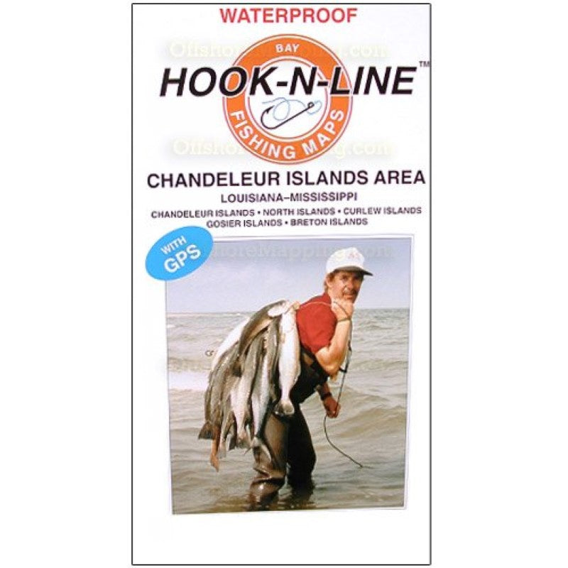 Chandeleur Islands Area Fishing Map