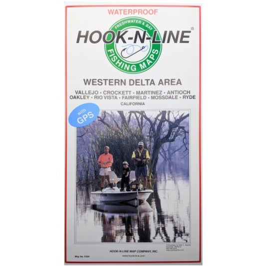 Western Delta Area Fishing Map