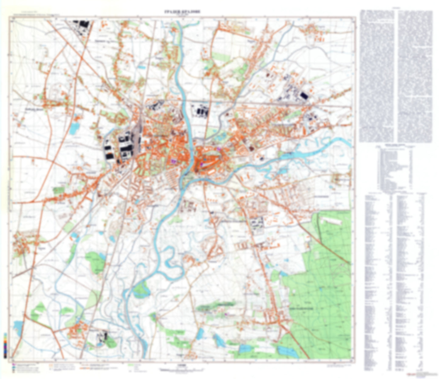 Hradec Kralove (Czechia) - Soviet Military City Plans