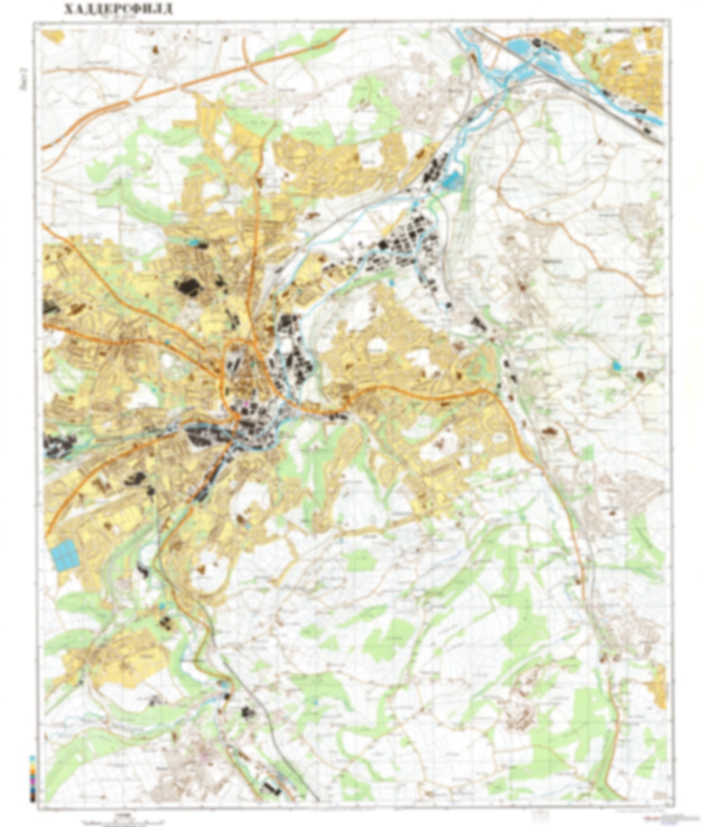 Huddersfield 2 (UK) - Soviet Military City Plans