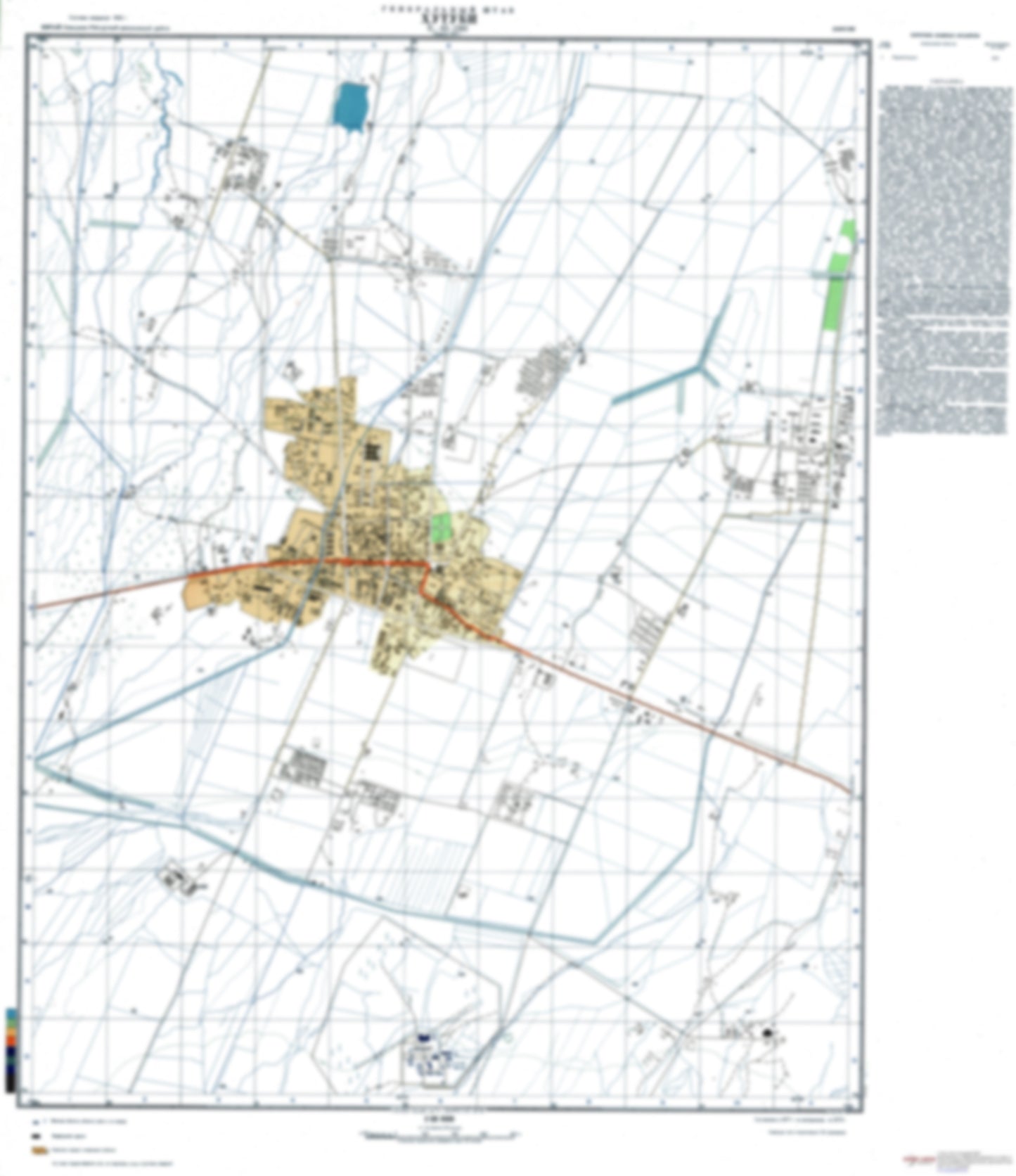 Hutubi (China) - Soviet Military City Plans