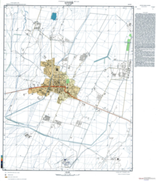 Hutubi (China) - Soviet Military City Plans