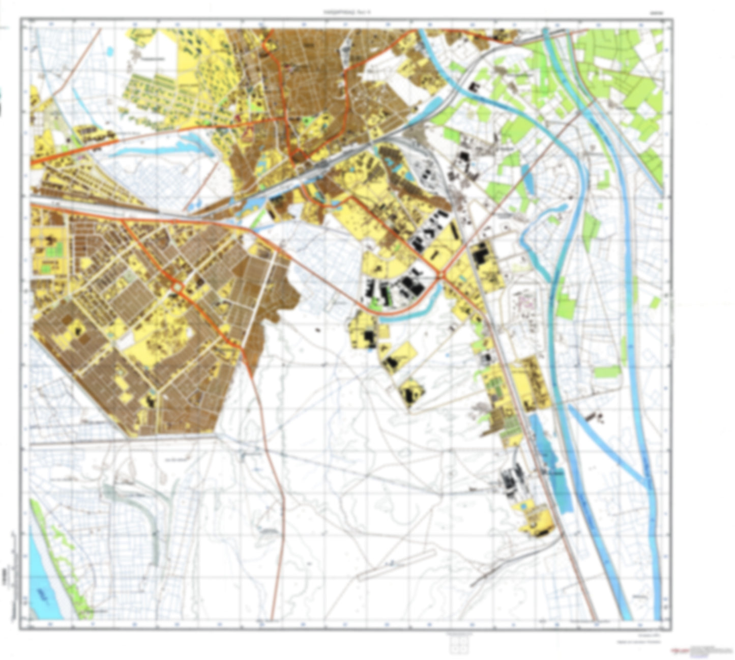 Hyderabad 4 (Pakistan) - Soviet Military City Plans