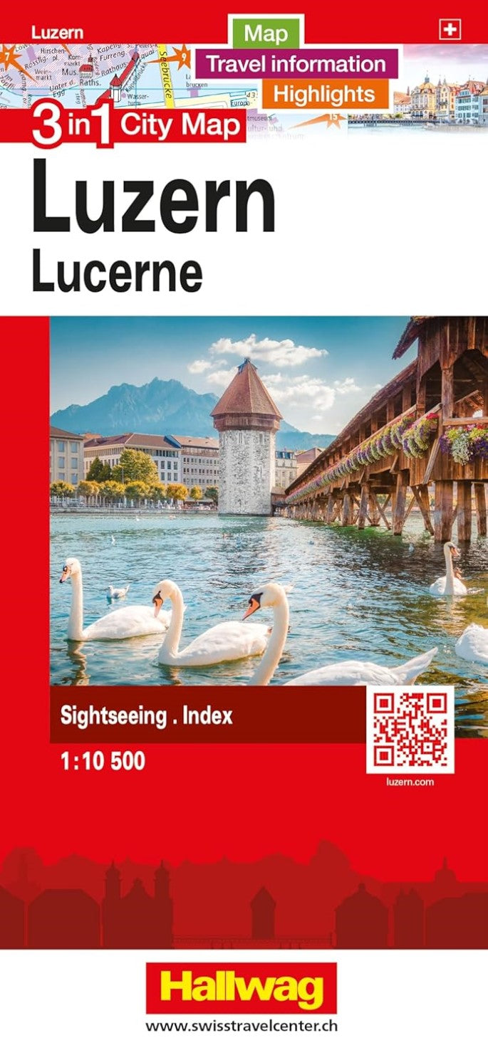 Lucerne : 3 in 1 city map = Luzern : 3 in 1 city map = Lucerna : 3 in 1 city map
