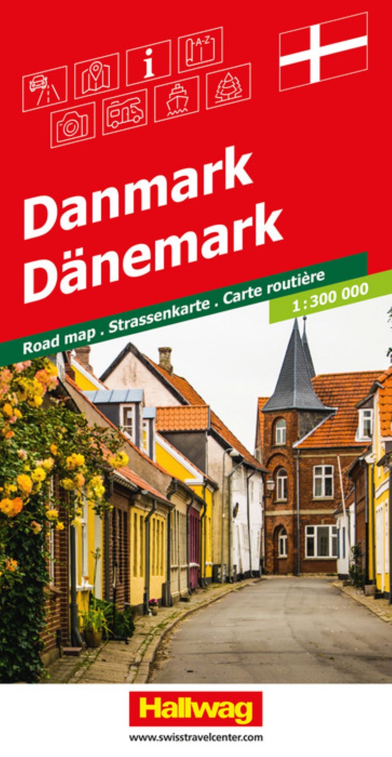 Danmark = Dänemark Road Map