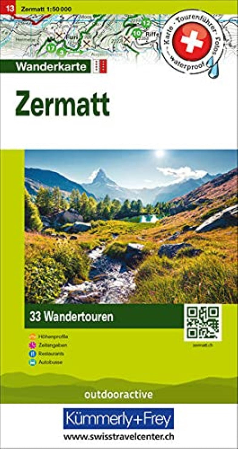 Zermatt : Wanderkarte : 13