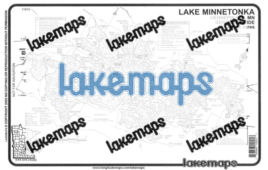 Hennepin County, MN - Lake Minnetonka - GENERAL GUIDE - Lakemap - 11810