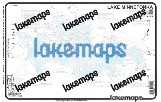 Hennepin County, MN - Lake Minnetonka - GENERAL GUIDE - Lakemap - 11810