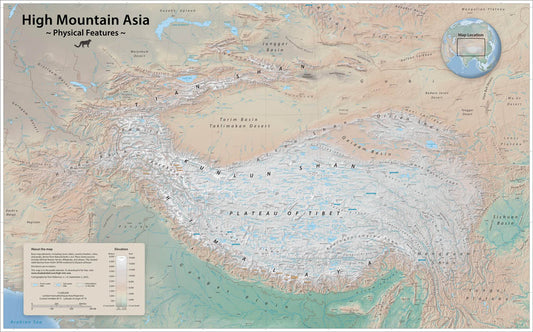 High Mountain Asia - Physical Features - Laminated