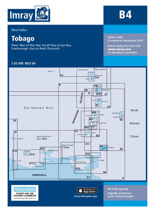 B4 Tobago Nautical Charts