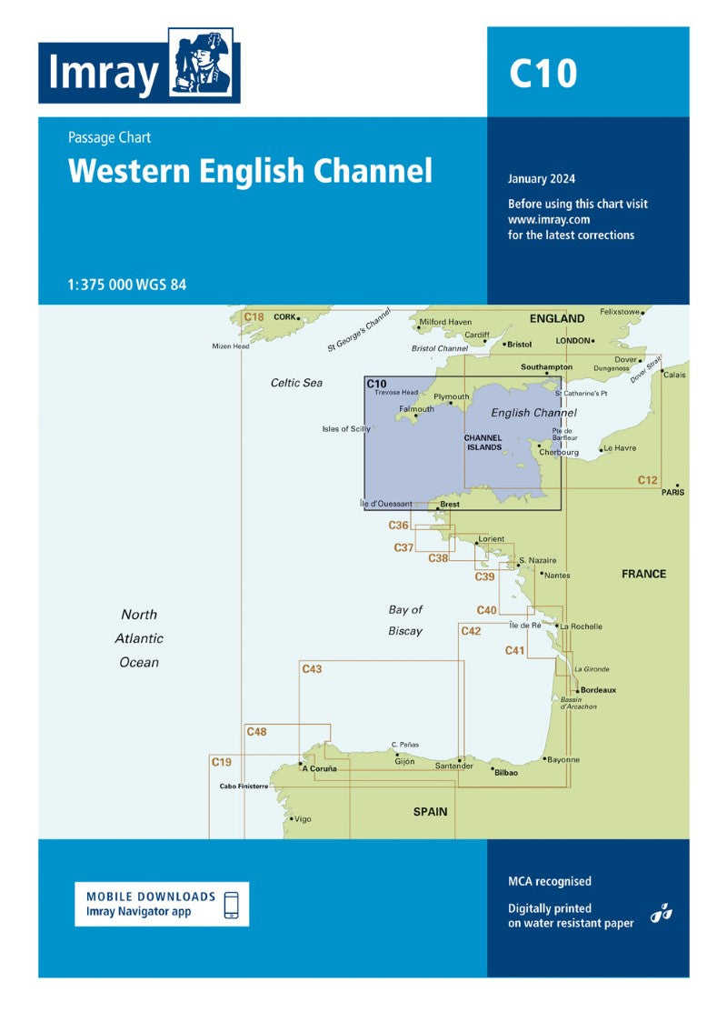 C10 Western English Channel Nautical Charts