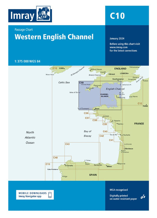 C10 Western English Channel Nautical Charts