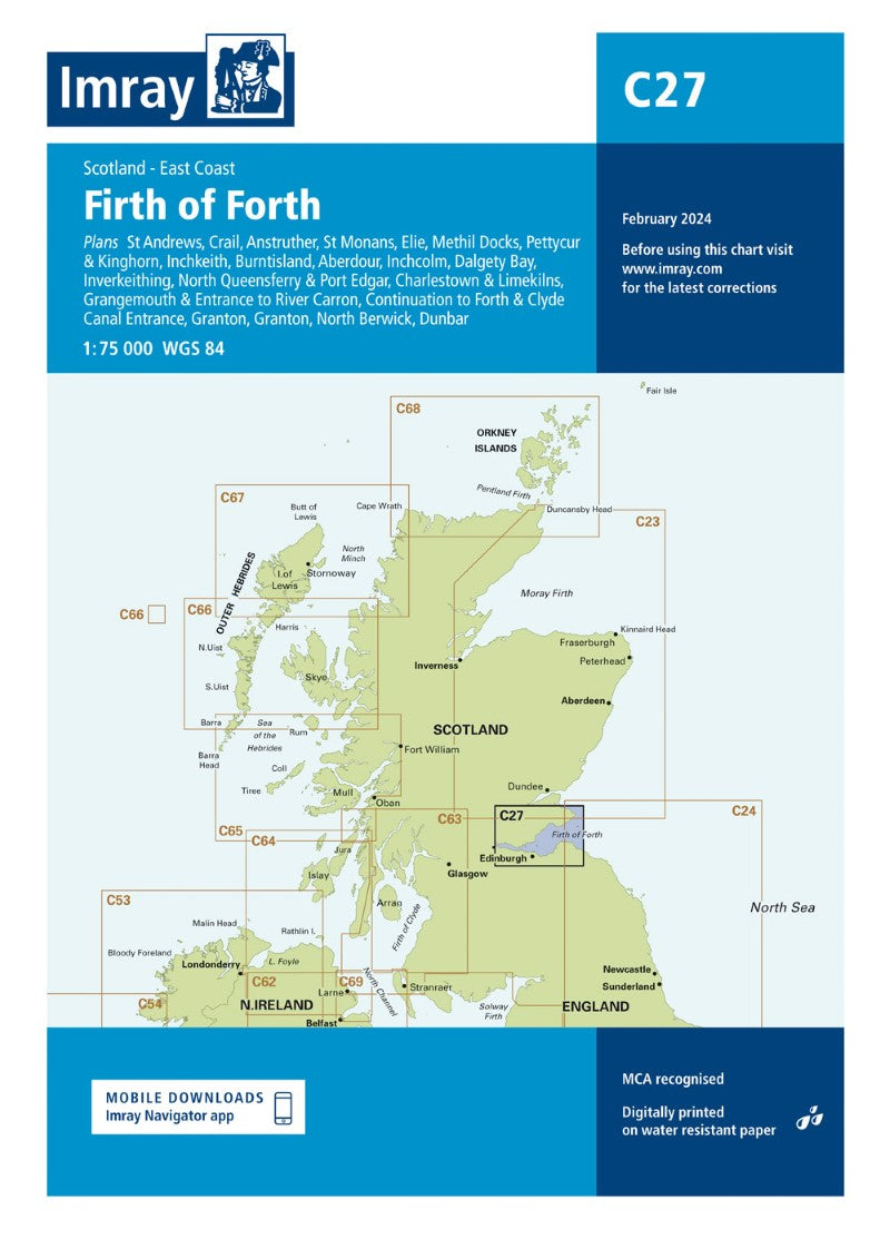 C27 Firth of Forth Nautical Charts