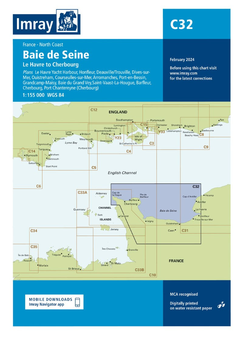 C32 Baie de Seine Nautical Charts