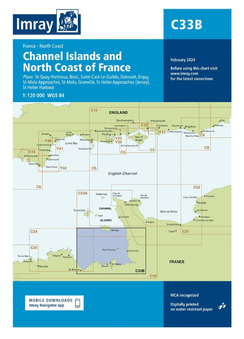 C33B Channel Islands (South) Nautical Charts
