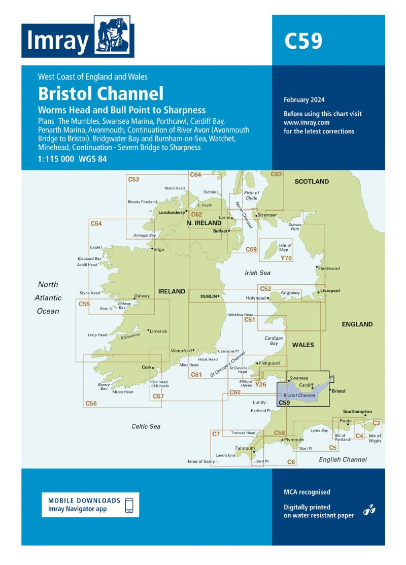 C59 Bristol Channel Nautical Charts