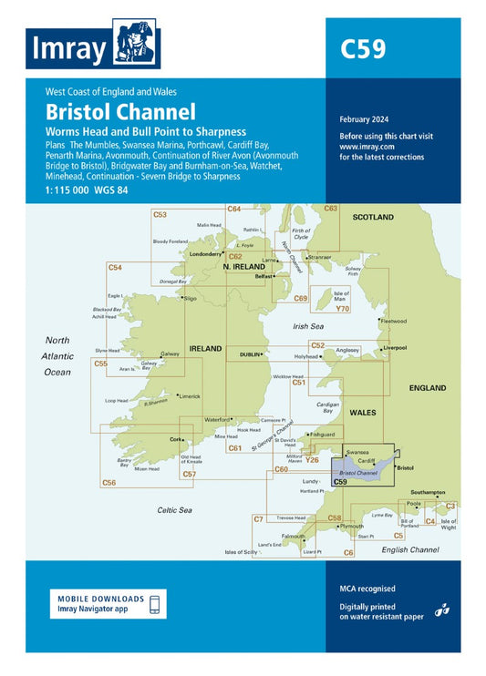 C59 Bristol Channel Nautical Charts