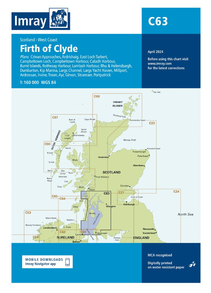 C63 Firth of Clyde Nautical Charts