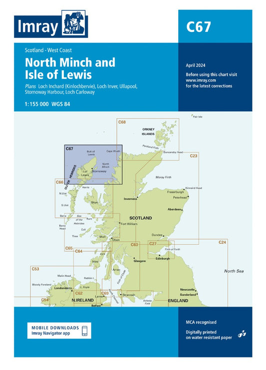 C67 North Minch and Isle of Lewis Nautical Charts