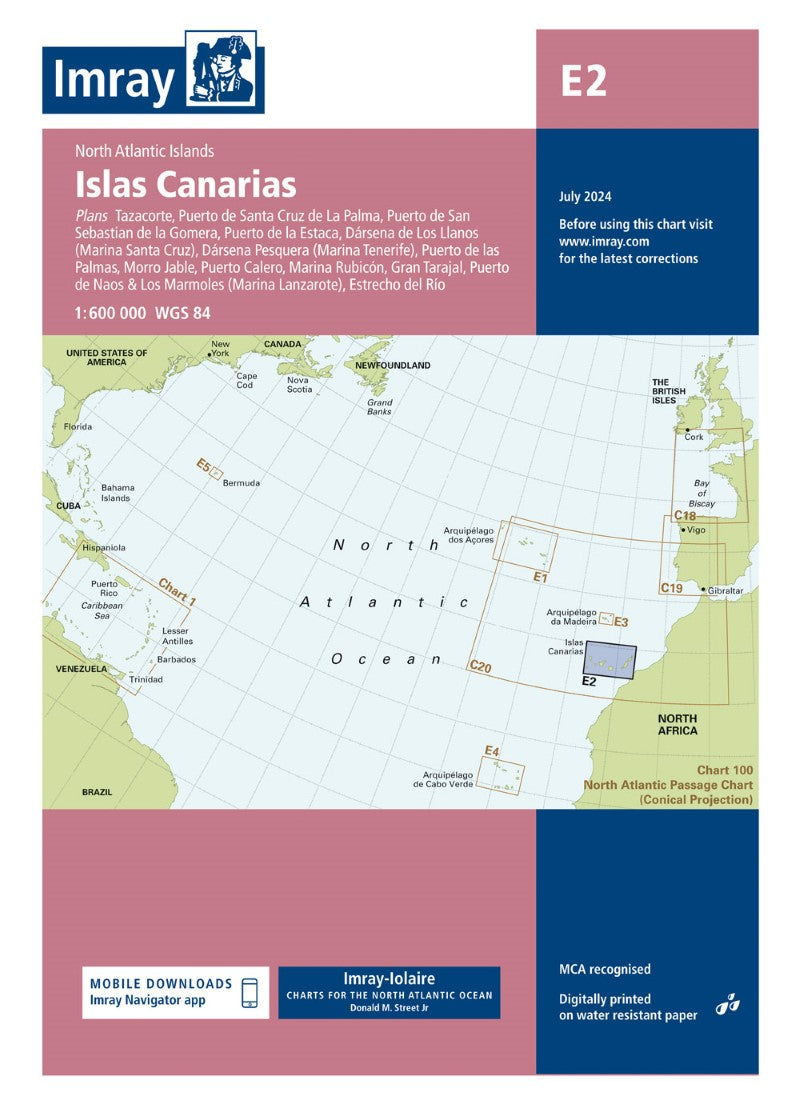 E2 Islas Canarias Nautical Charts