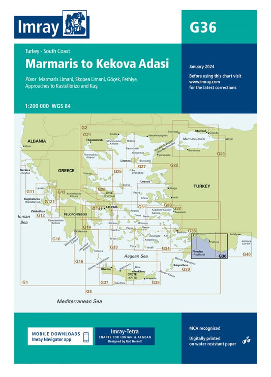 G36 Turkey - South Coast Nautical Charts