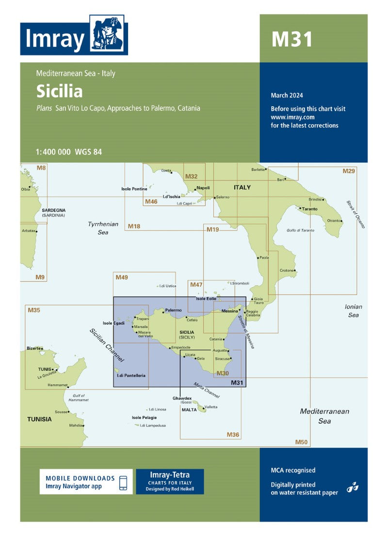 M31 Sicily Nautical Charts