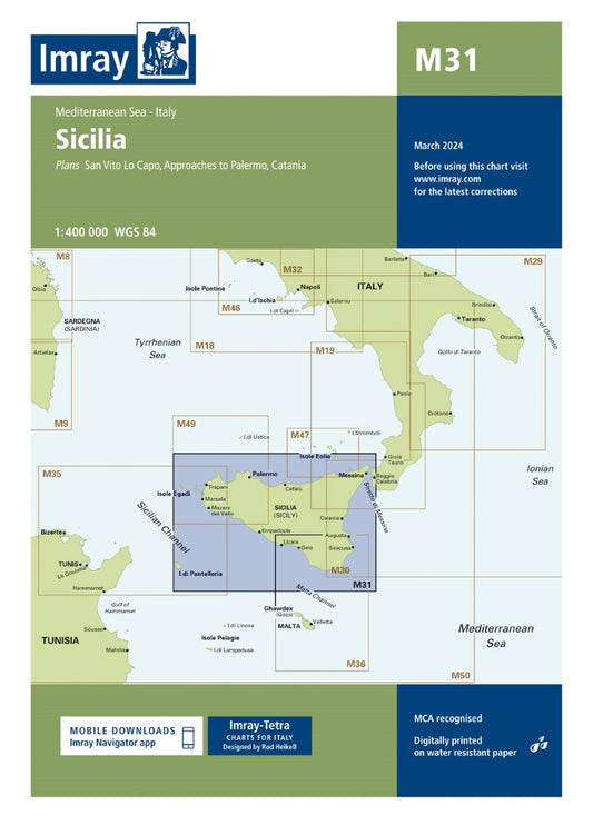 M31 Sicily Nautical Charts