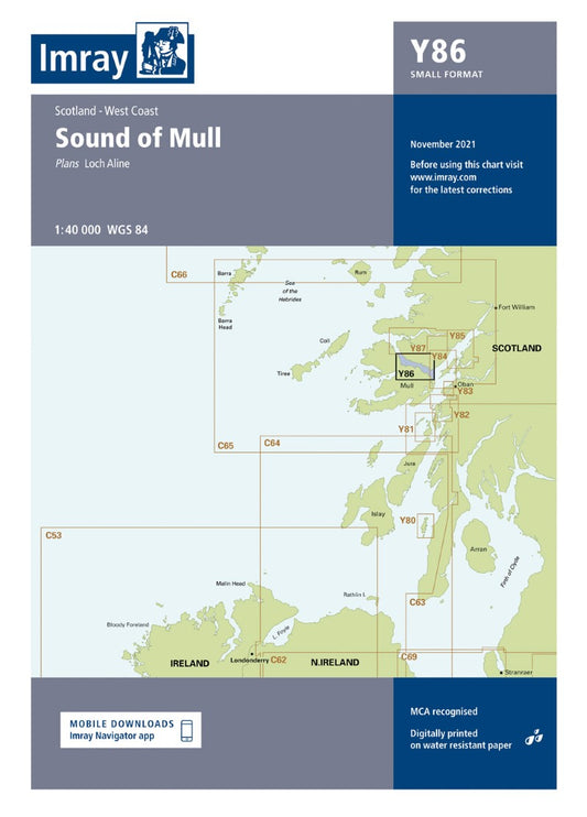 Y86 Sound of Mull Nautical Charts