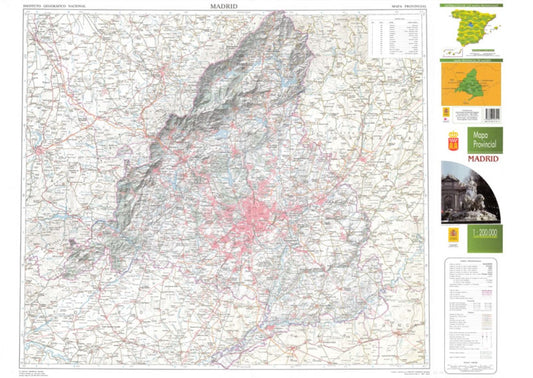 Madrid Mapa Provincial