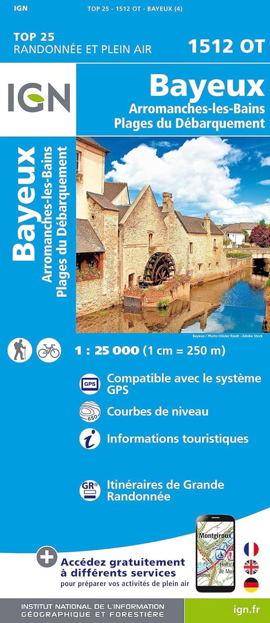 Bayeux/Arromanches Regional Map