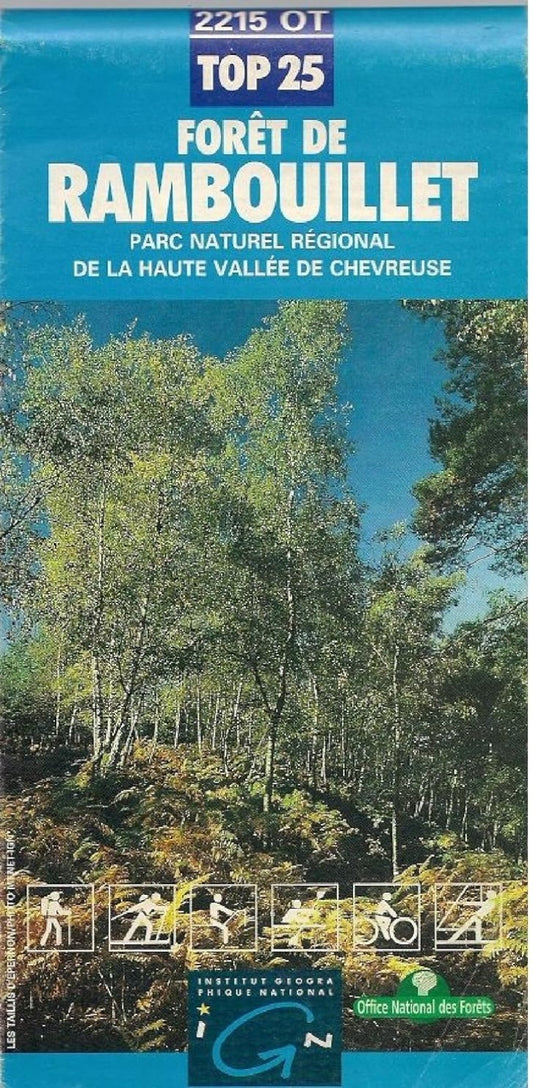 Top 25: La Carte de Randonnee: Foret de Rambouillet, Parc Naturel Regional de la Haute Vallee de Chevreuse