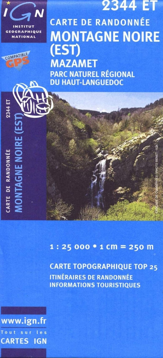 Carte de Randonnee     
Montagne Noire (Est)     
Mazamet     
PNR du Haut Languedoc