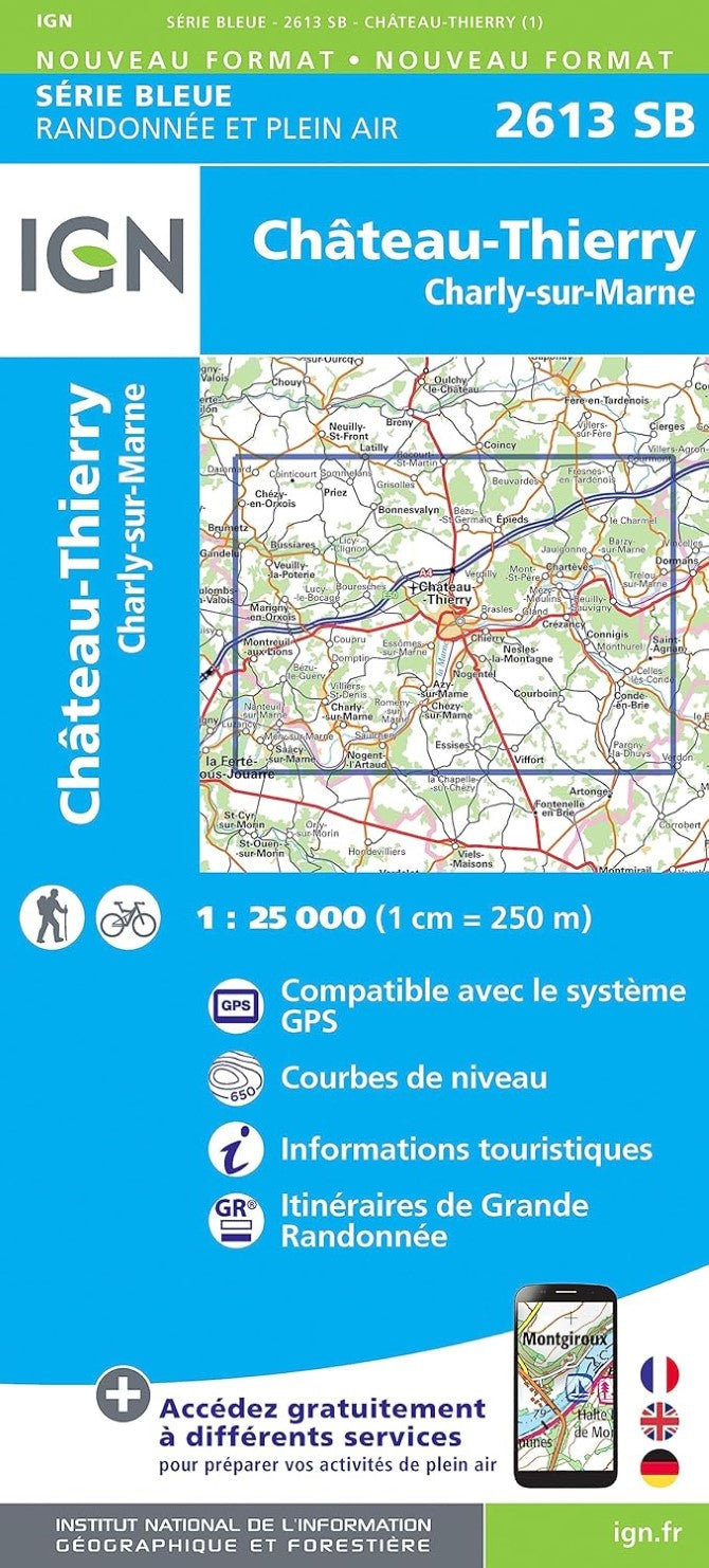 Château-Thierry / Charly-sur-Marne France 1:25,000