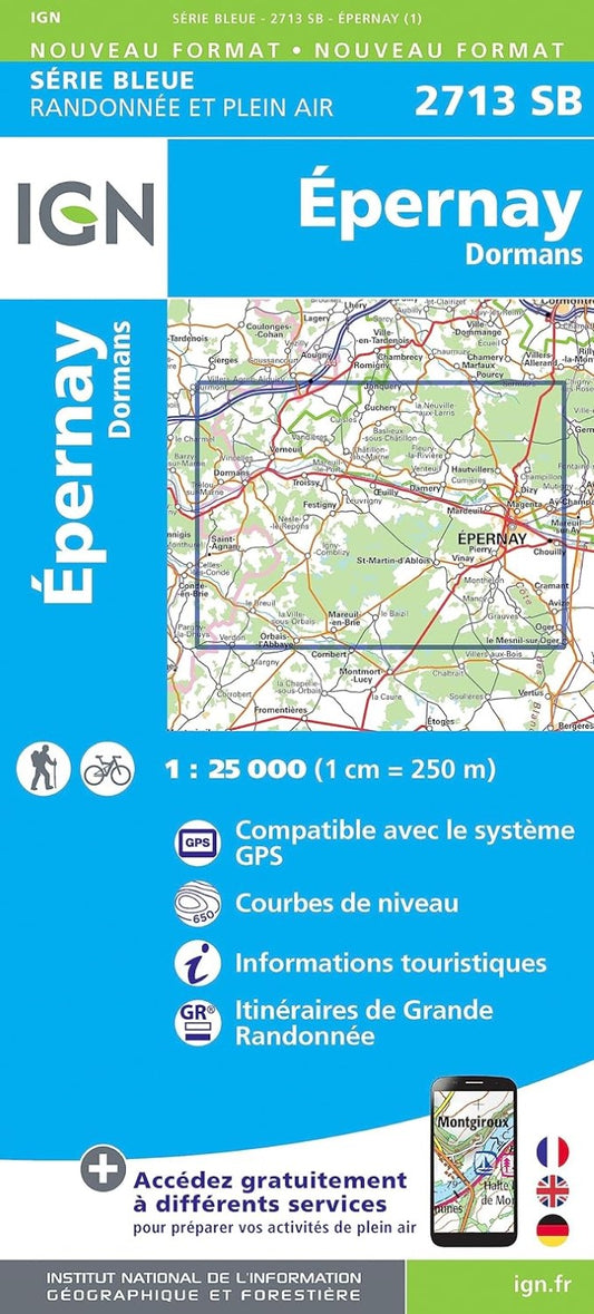 Epernay/Dormans France 1:25,000