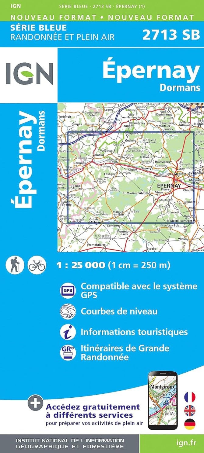 Epernay/Dormans France 1:25,000