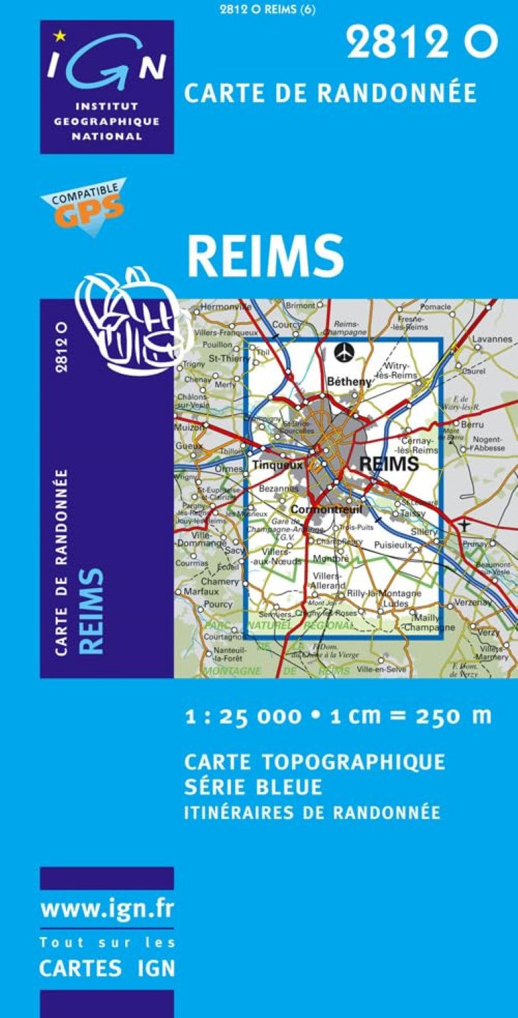 Carte de Randonnee : Reims