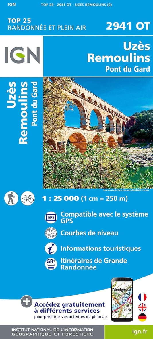 Top 25   
Randonnee et Plein Air   
Uzes   
Remoulins   
Pont du Gard