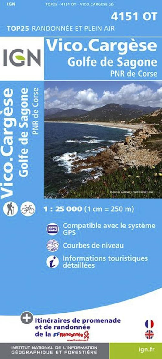 Top 25: Randonnee et Plein Air: Vico Cargese: Golfe de Sagone: PNR de Corse