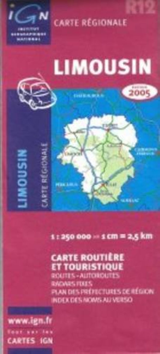 Limousin Carte Regionale