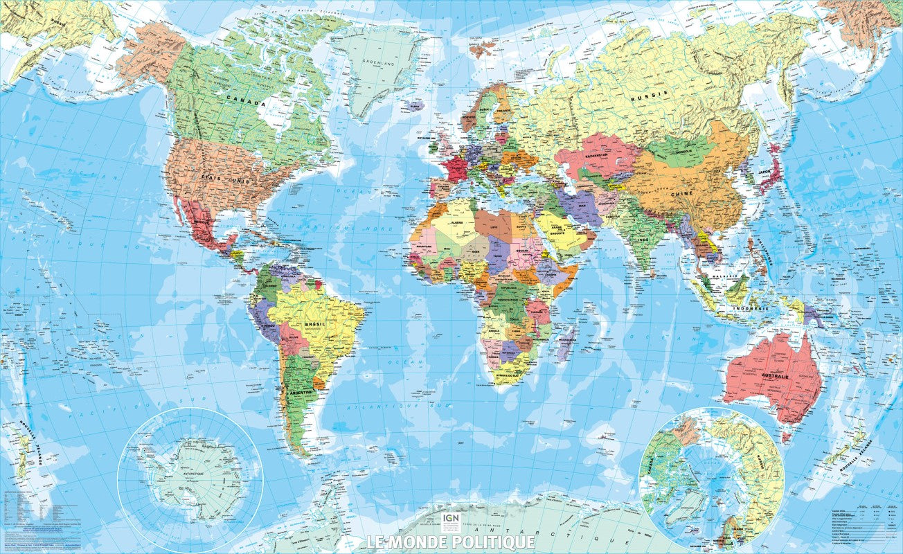 World Political Wall Map