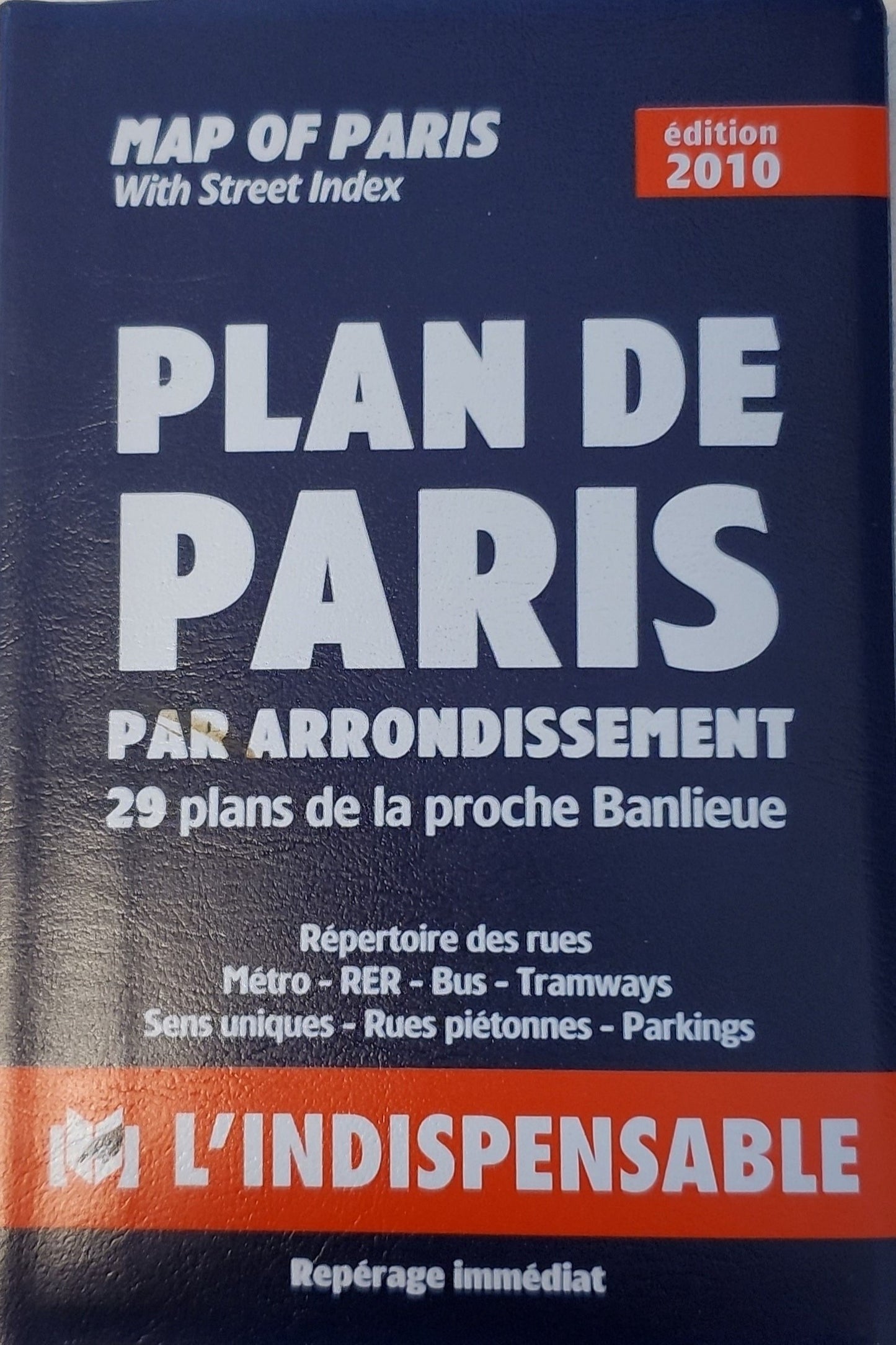 Plan De Paris Par Arrondissement : Paris Pocket Atlas