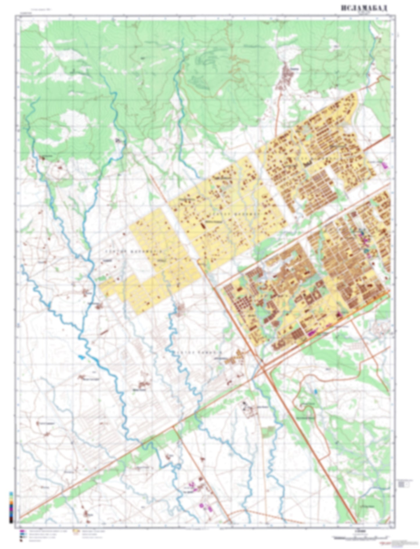 Islamabad 1 (Pakistan) - Soviet Military City Plans