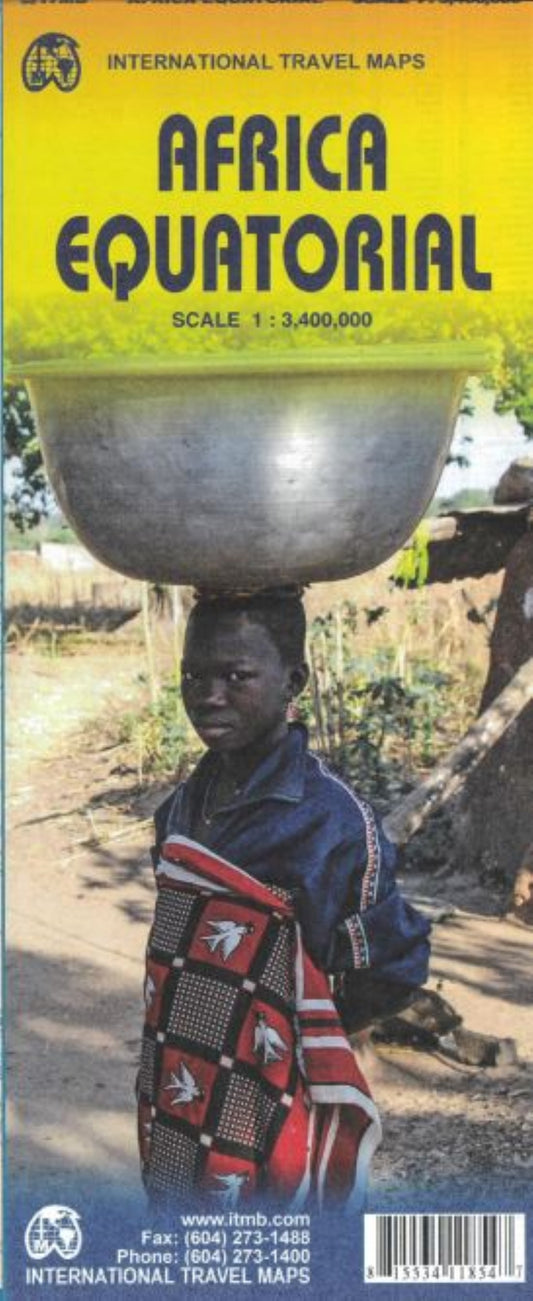 Africa Equatorial : scale 1:3,400,000